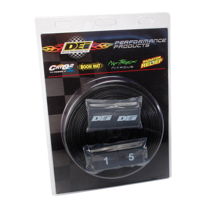 Design Engineering 93636 Protect-A-Wire™; 50 ft. Spool; Silicone Fiberglass; Black; - Truck Part Superstore