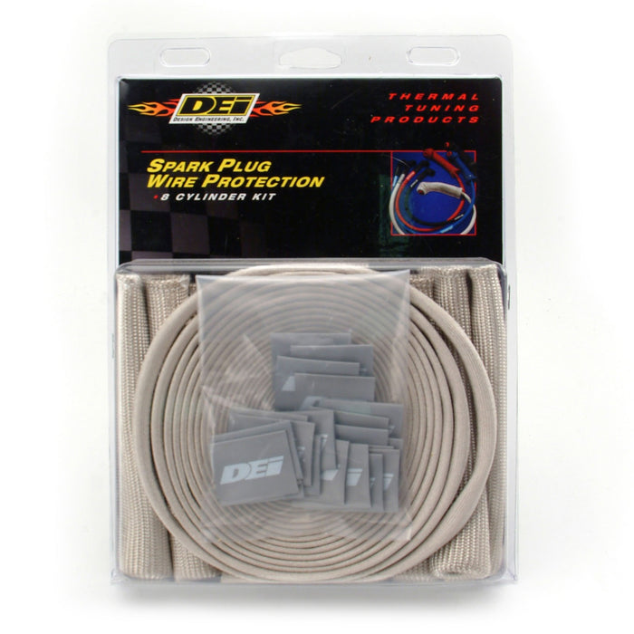 Design Engineering 10702 Protect-A-Boot™ And Spark Plug Wire Set; 8 Cylinder; Silver; - Truck Part Superstore