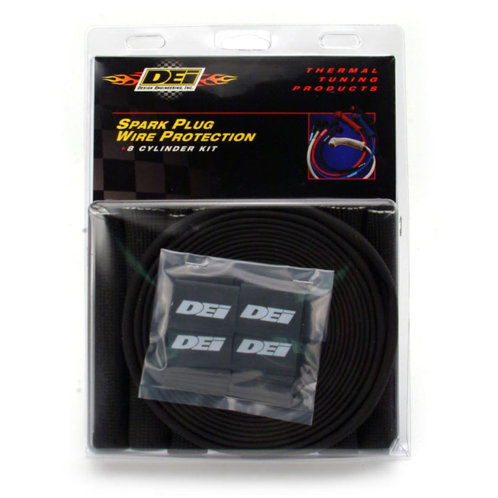 Design Engineering 10712 Protect-A-Boot™ And Spark Plug Wire Set; 8 Cylinder; Black; - Truck Part Superstore
