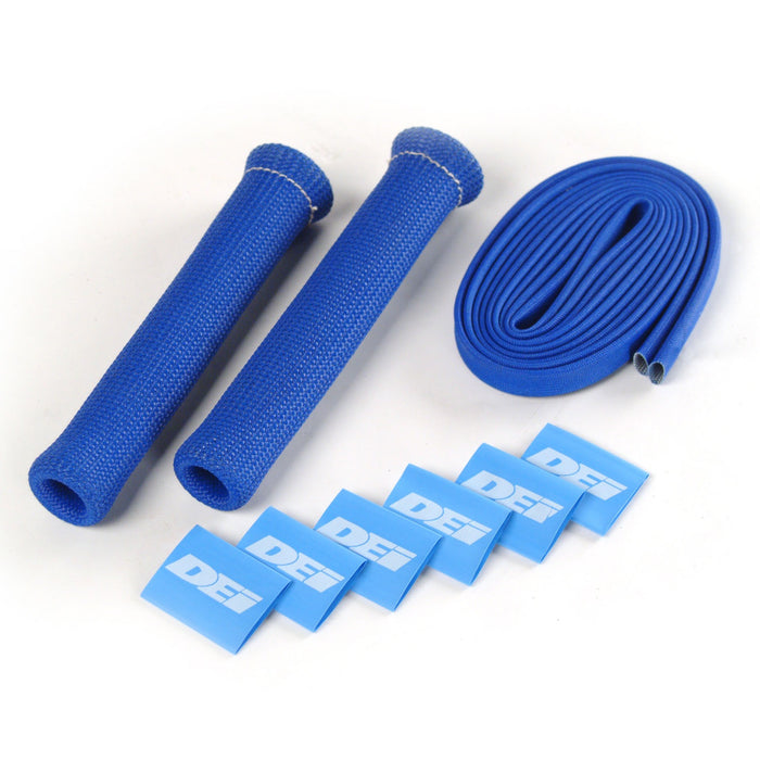 Design Engineering 10731 Protect-A-Boot™ And Spark Plug Wire Set; 2 Cylinder; Blue; - Truck Part Superstore