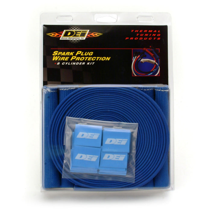 Design Engineering 10732 Protect-A-Boot™ And Spark Plug Wire Set; 8 Cylinder; Blue; - Truck Part Superstore