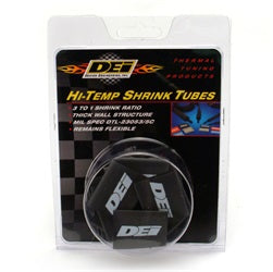 Design Engineering 10810 Hi-Temp Shrink Tube™; 18mm x 1.5 in.; Black; - Truck Part Superstore