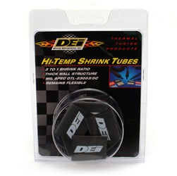 Design Engineering 10811 Hi-Temp Shrink Tube™; 12mm x 1.5 in.; Black; - Truck Part Superstore