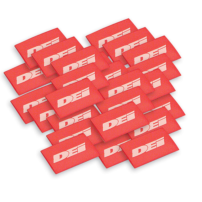 Design Engineering 10820 Hi-Temp Shrink Tube™; 18mm x 1.5 in.; Red; - Truck Part Superstore