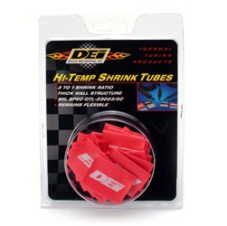 Design Engineering 10821 Hi-Temp Shrink Tube™; 12mm x 1.5 in.; Red; - Truck Part Superstore