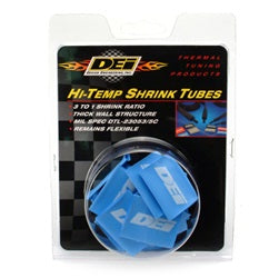 Design Engineering 10830 Hi-Temp Shrink Tube™; 18mm x 1.5 in.; Blue; - Truck Part Superstore