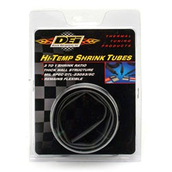 Design Engineering 10832 Hi-Temp 3:1 Shrink Tubing™; 9mm x 4 ft.; Black; - Truck Part Superstore