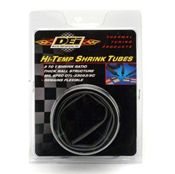Design Engineering 10833 Hi-Temp 3:1 Shrink Tubing™; 12mm x 4 ft.; Black; - Truck Part Superstore