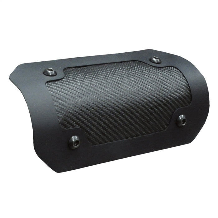Design Engineering 10927 Onyx™ Series Exhaust Heat Shield; 4 in. x 8 in.; Semi-Flexible; Double Black; - Truck Part Superstore