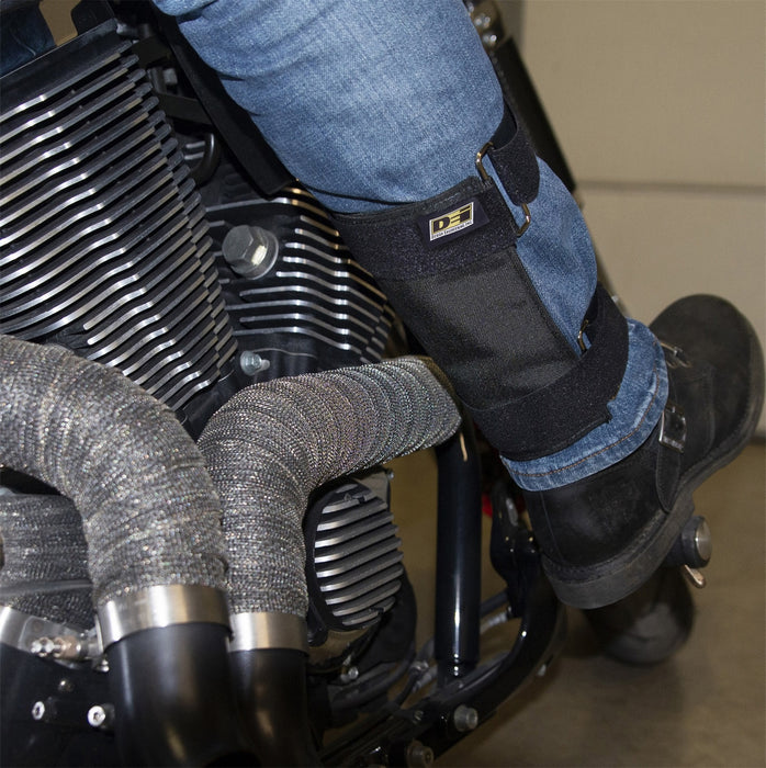 Design Engineering 11016 Leg Shield; 8 in. x 10 in.; Adjustable; - Truck Part Superstore