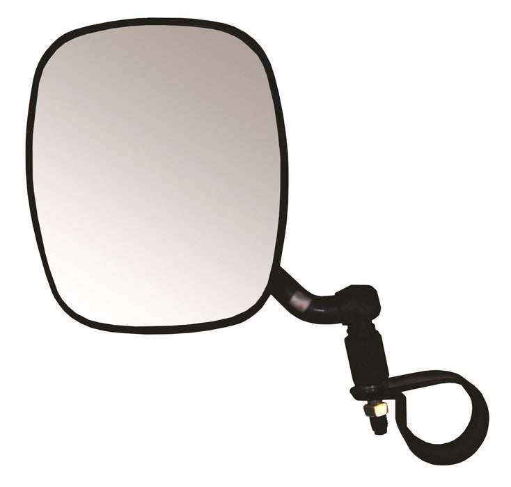 Cipa USA 01137 UTV Mirror; Left Side Roll Cage Mount; Black; Plain Box Pkg.; - Truck Part Superstore