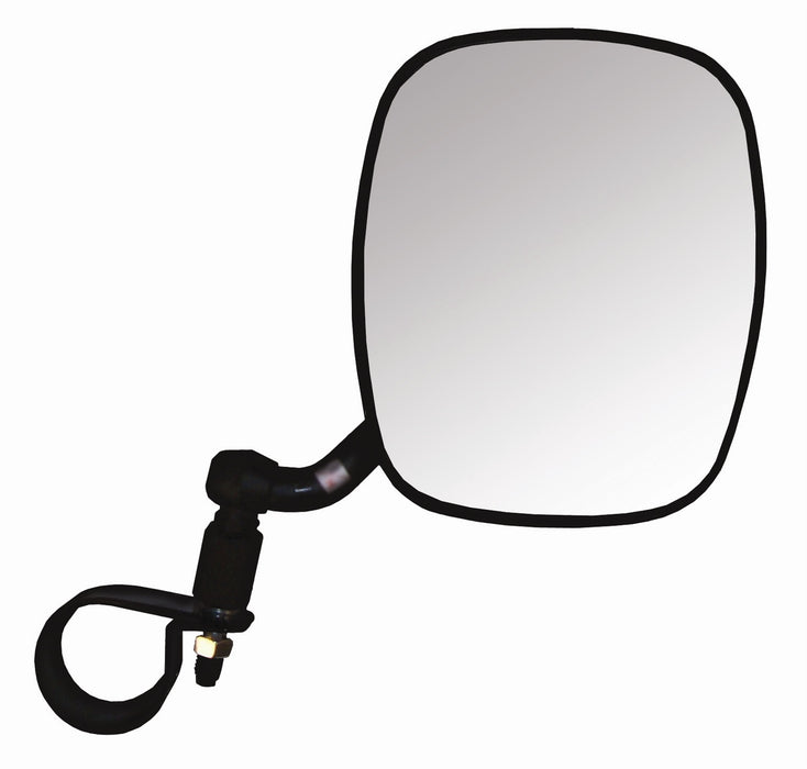 Cipa USA 01138 UTV Mirror; Right Side Roll Cage Mount; Black; Plain Box Pkg.; - Truck Part Superstore