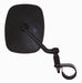 Cipa USA 01138 UTV Mirror; Right Side Roll Cage Mount; Black; Plain Box Pkg.; - Truck Part Superstore