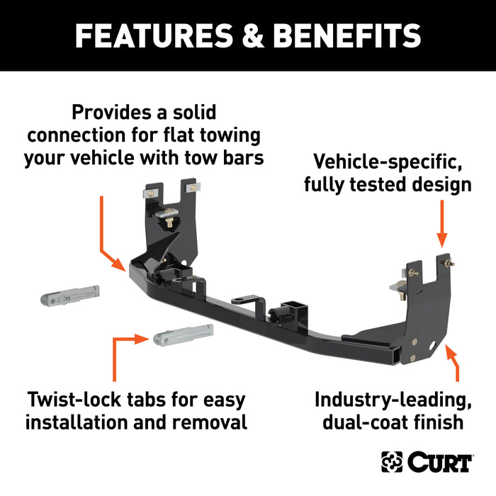 CURT 70114 Custom Tow Bar Base Plate; Select Ford Explorer - Truck Part Superstore
