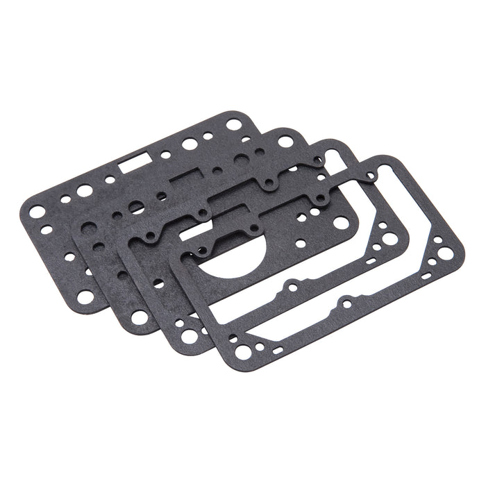 Edelbrock 12370 Edelbrock Metering Block And Fuel Bowl Gasket Kit Black Two Pairs - Truck Part Superstore