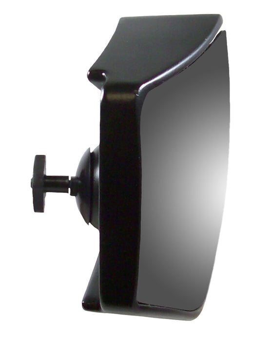 Cipa USA 01600 Vision 180 Degree Boat Mirror; Head Only; Black; - Truck Part Superstore
