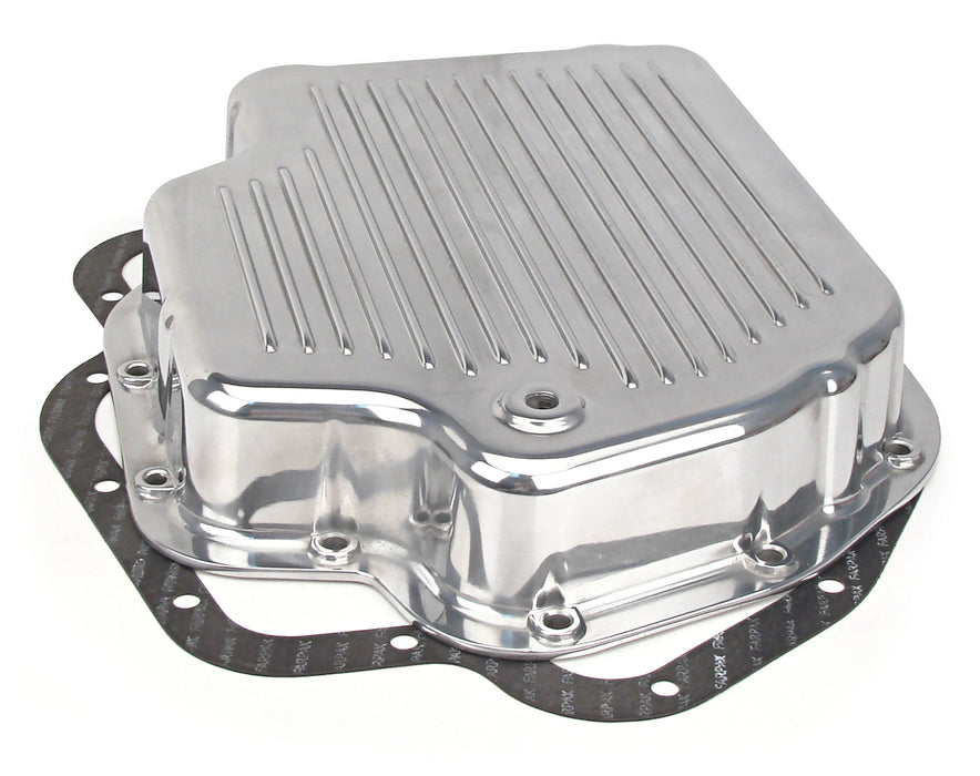 TCI Automotive 228010 GM TH400 Polished Stock Depth Die Cast Aluminum Pan - Truck Part Superstore