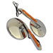 Cipa USA 01907 Motorcycle Round LED Lighted Mirror Kit; Chrome [Left And Right Side]; - Truck Part Superstore
