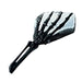 Cipa USA 01918 Motorcycle Skeleton Hand Mirror; Black Stem w/Chrome Head [Left And Right Side]; - Truck Part Superstore