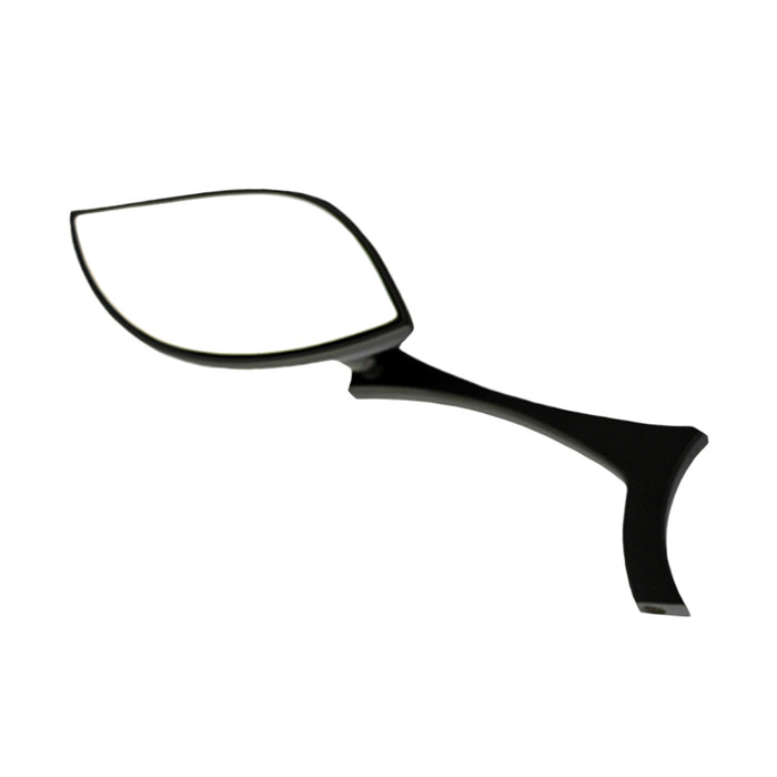 Cipa USA 01922 Motorcycle Stylized Teardrop Mirror Kit; Black [Left And Right Side]; - Truck Part Superstore