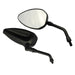 Cipa USA 01934 Motorcycle Economy Mirror Kit; Black [Left And Right Side]; - Truck Part Superstore