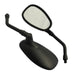 Cipa USA 01939 Motorcycle Classic Look Mirror Kit; Black [Left And Right Side]; - Truck Part Superstore