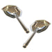 Cipa USA 01947 Motorcycle Mirror Kit; Ultra Black Line On Chrome [Left And Right Side]; - Truck Part Superstore