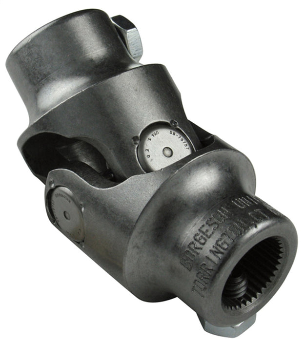 Borgeson 014352 Steel Single Steering Universal Joint. Fits 1in.-48 Spline X 1in. Double-D. - Truck Part Superstore
