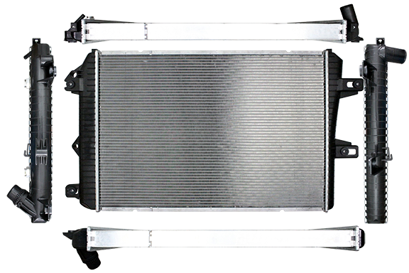 Northern Radiator CR2857 Plastic Tank Radiator - 34 X 24 1/2 X 2 1/8 Core For Diesel Applications - Truck Part Superstore