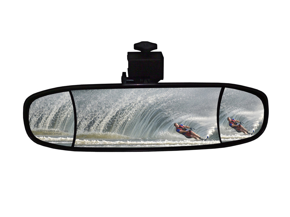 Cipa USA 02022 Extreme™ Boat Mirror; 7 in. x 20 in.; 3 Lens Quick Mount; - Truck Part Superstore