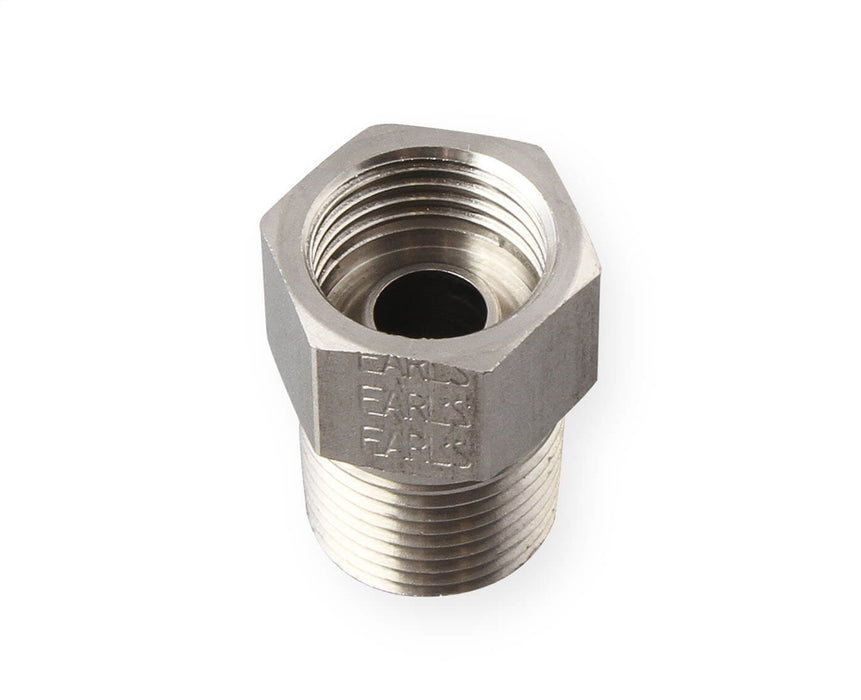 Earl's Performance 02076ERL Hardline Adapter; -3/8 in. NPT Male To 5/8 in. -18 IF Female; - Truck Part Superstore