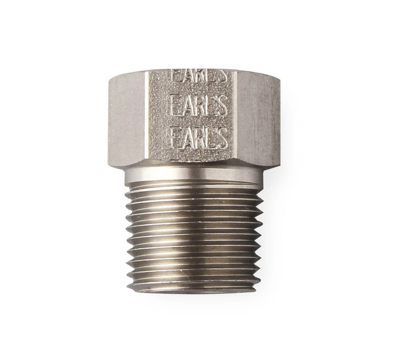 Earl's Performance 02076ERL Hardline Adapter; -3/8 in. NPT Male To 5/8 in. -18 IF Female; - Truck Part Superstore
