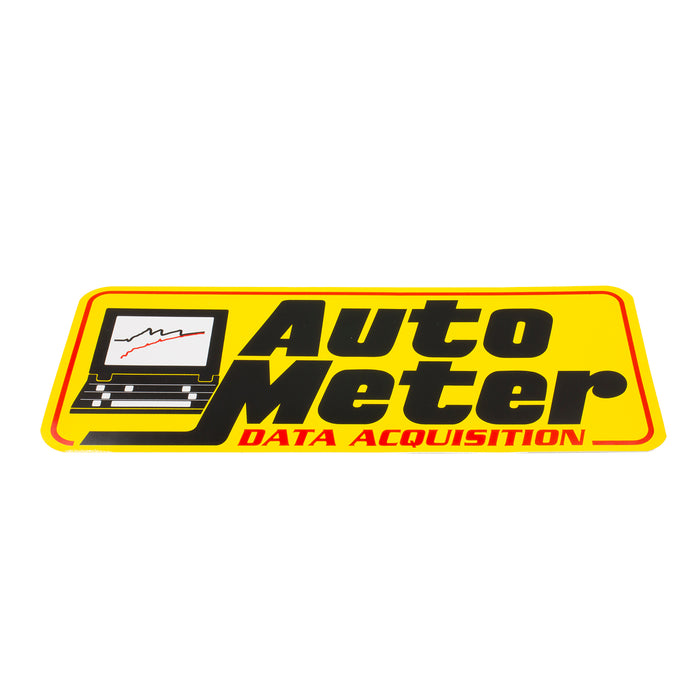 AutoMeter 0220 Decal,Large (16" L),Yellow,Data Acquisition - Truck Part Superstore