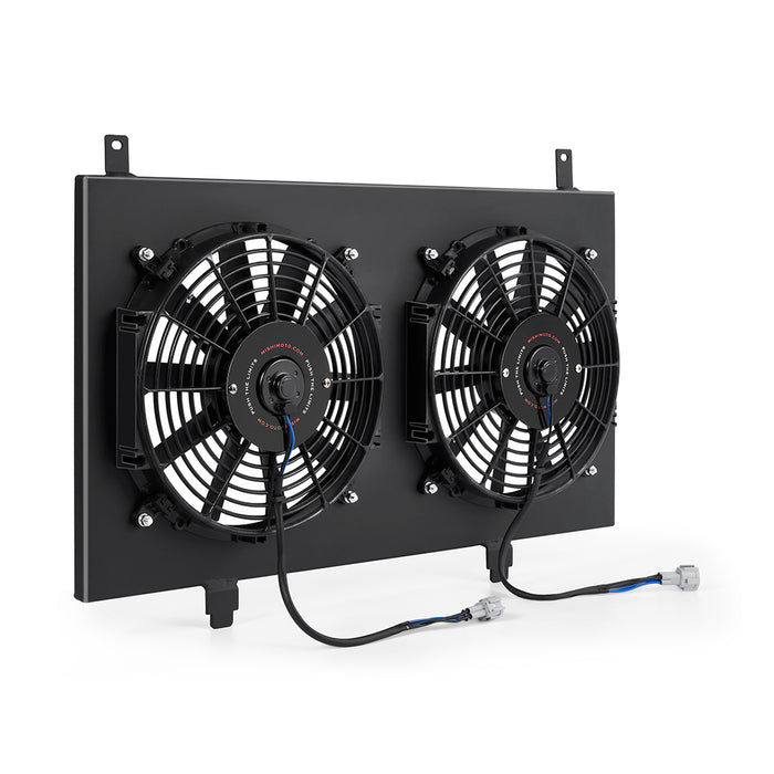 Mishimoto MMFS-350Z-03BK Nissan 350Z Performance Aluminum Fan Shroud Kit, 2003-2006, Black - Truck Part Superstore