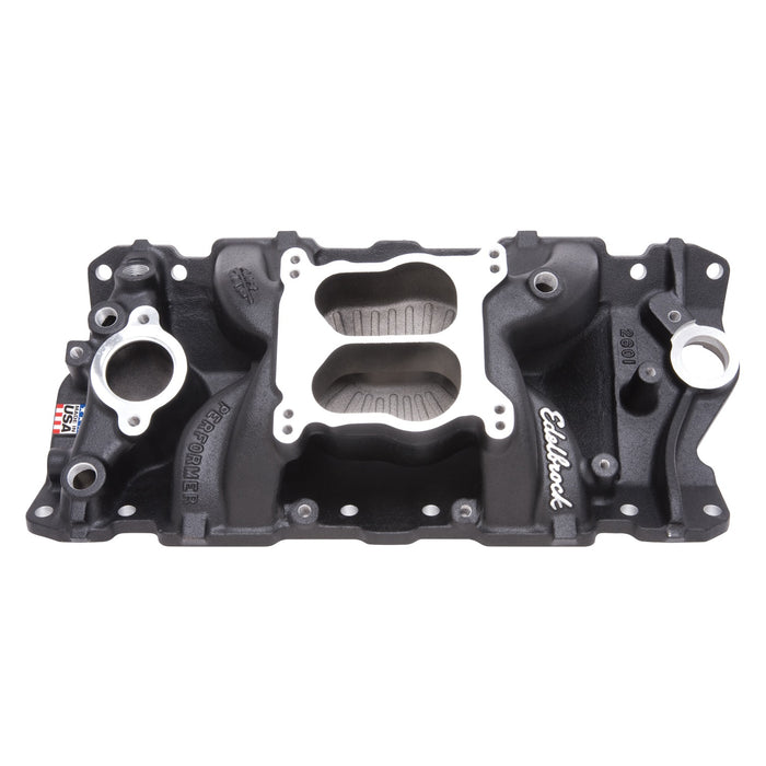 Edelbrock 26013 Edelbrock Performer Air-Gap Intake Manifold For Chevrolet 262-400 Small-Block V8 - Truck Part Superstore