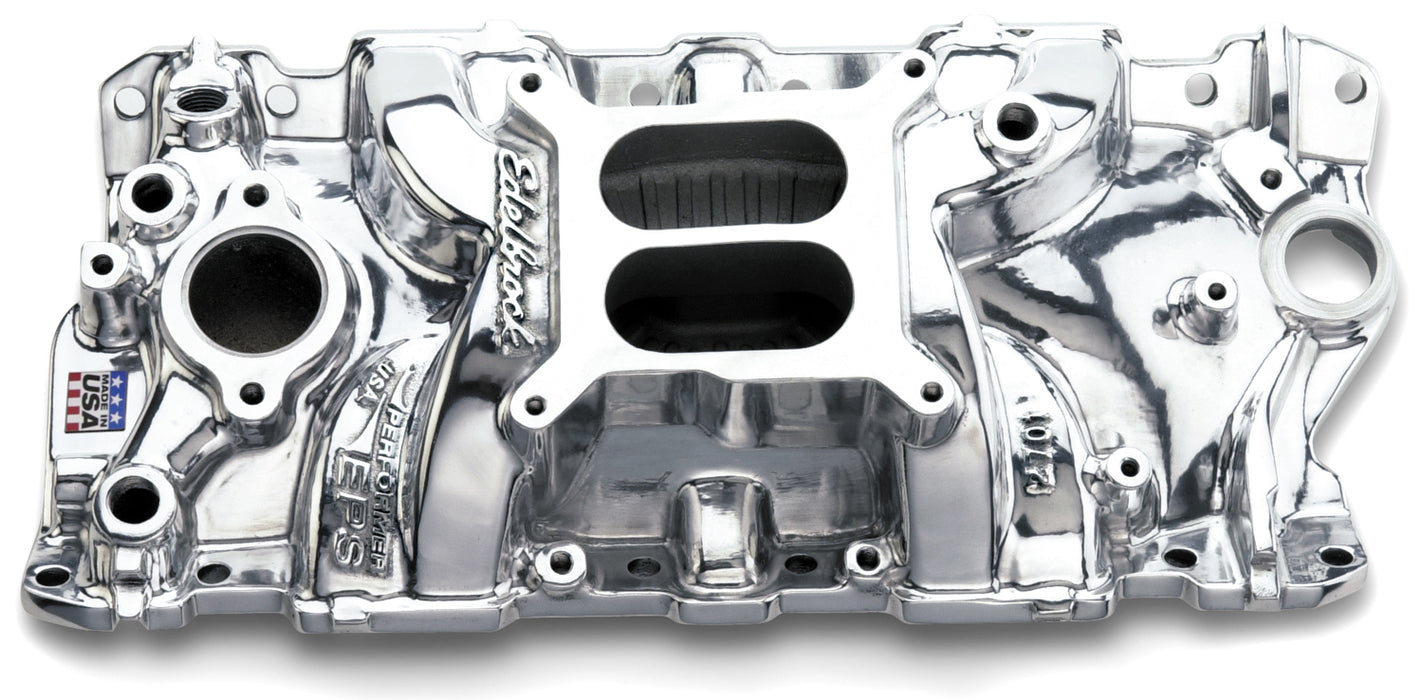 Edelbrock 27011 Edelbrock Performer EPS Intake Manifold For Chevrolet 262-400 Small-Block V8 - Truck Part Superstore