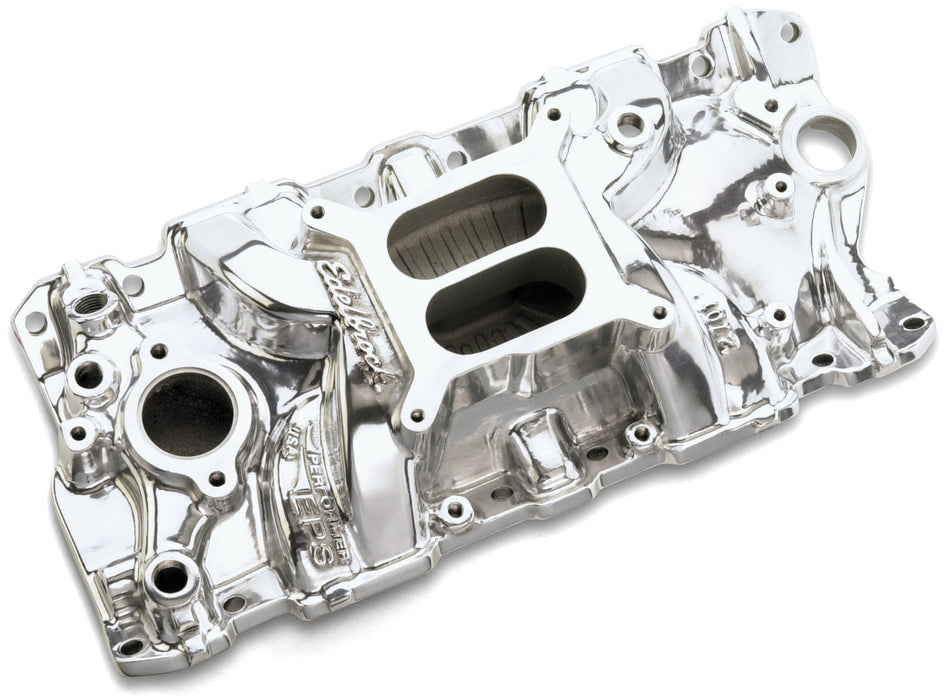 Edelbrock 27011 Edelbrock Performer EPS Intake Manifold For Chevrolet 262-400 Small-Block V8 - Truck Part Superstore