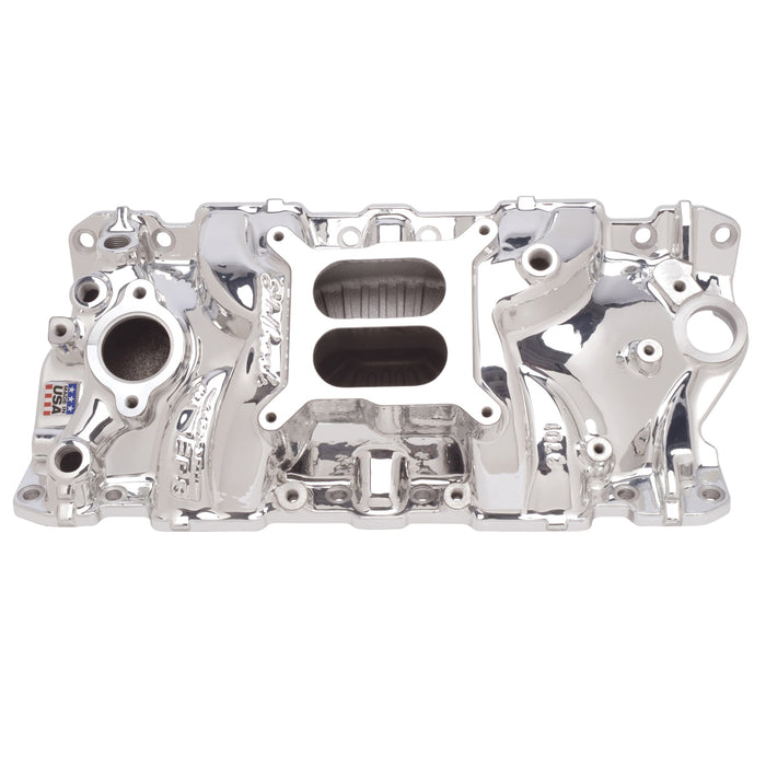Edelbrock 27014 Edelbrock Performer EPS Intake Manifold For Chevrolet 262-400 Small-Block V8 - Truck Part Superstore