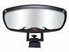 Cipa USA 02875 Wave Series Boat Mirror; 7 in. x 17 in.; Black; w/Square Bracket; - Truck Part Superstore