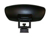 Cipa USA 02875 Wave Series Boat Mirror; 7 in. x 17 in.; Black; w/Square Bracket; - Truck Part Superstore