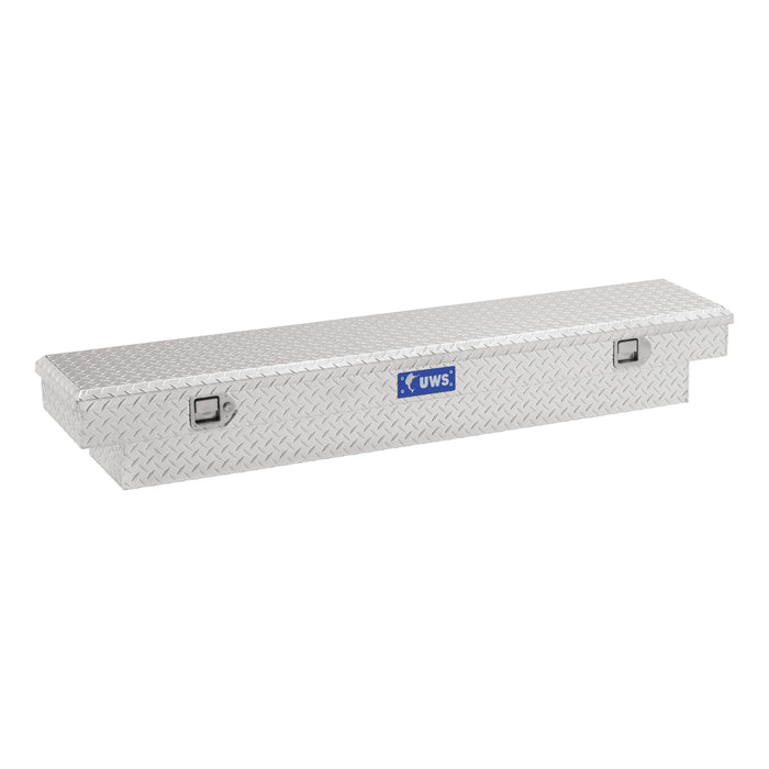 UWS TBS-72-SL Bright Aluminum 72in. Slim-Line Crossover Truck Tool Box (LTL Shipping Only) - Truck Part Superstore