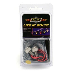 Design Engineering 30305 LED Lighted Button Head Boltz; 2 Pack; Amber; - Truck Part Superstore