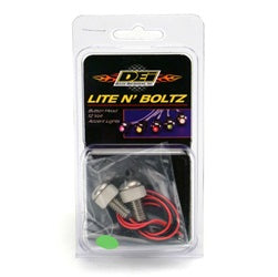 Design Engineering 30306 LED Lighted Button Head Boltz; 2 Pack; Green; - Truck Part Superstore