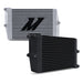 Mishimoto MMOC-OO-10SL Universal Heavy-Duty Bar-and-Plate Oil Cooler, 10in Core, Opposite-Side Outlets - Truck Part Superstore