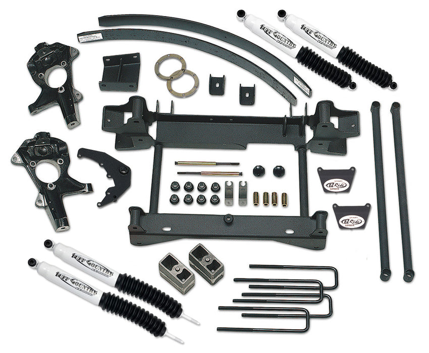 Tuff Country 16956KN 6 Inch Lift Kit 2006 Silverado/Sierra 1500 w/1 Piece Sub Frame w/ SX8000 Shocks Fits Models w/o Factory Air Ride Shocks Tuff Country - Truck Part Superstore