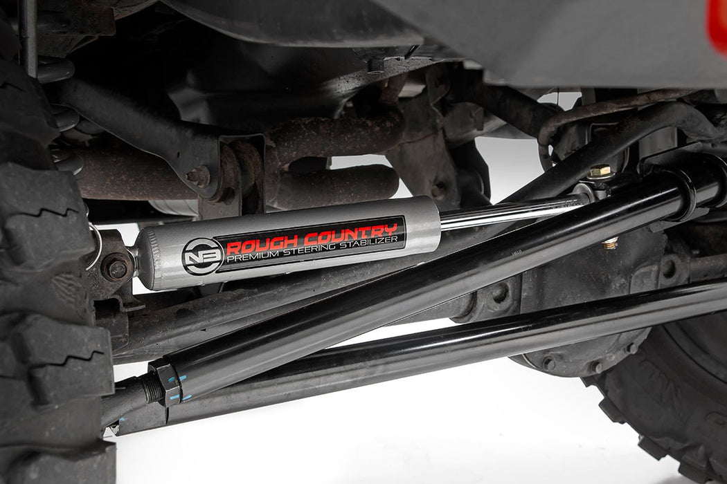 Rough Country 10613 Jeep HD Steering Upgrade Kit w/Steering Stabilizer TJ, XJ, MJ, ZJ Rough Country - Truck Part Superstore