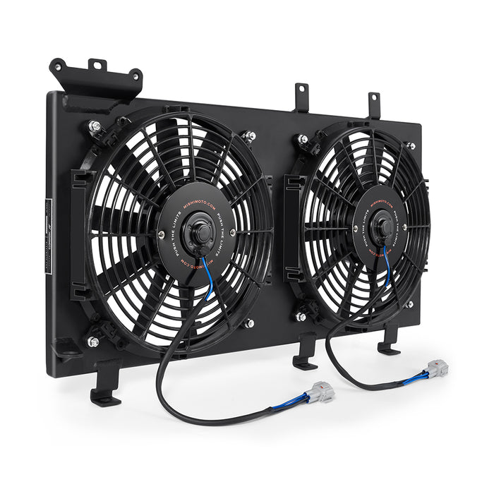 Mishimoto MMFS-WRX-01PBK Subaru Impreza WRX and STI Performance Aluminum Fan Shroud Kit, 2001-2007, Black - Truck Part Superstore