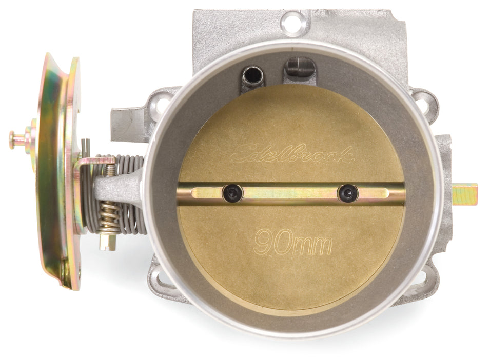 Edelbrock 38640 THROTTLE BODY VICTOR UNIVERSAL LS1 90MM MINUS TPS/IAC - Truck Part Superstore