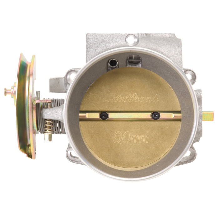 Edelbrock 38640 THROTTLE BODY VICTOR UNIVERSAL LS1 90MM MINUS TPS/IAC - Truck Part Superstore
