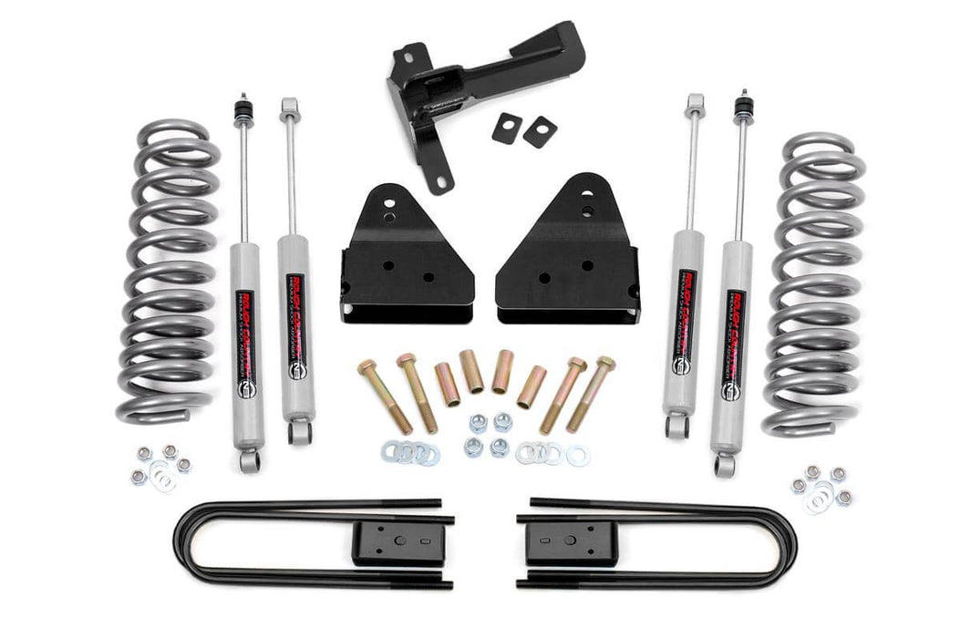 Rough Country 521.20 Suspension Lift Kit w/Shocks; 3 in. Lift; - Truck Part Superstore